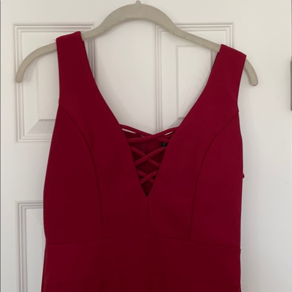 Red/Maroon Dress - Picture 2 of 3